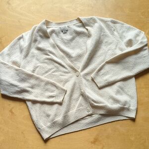 a new day Cream Button-Front Women's Cardigan